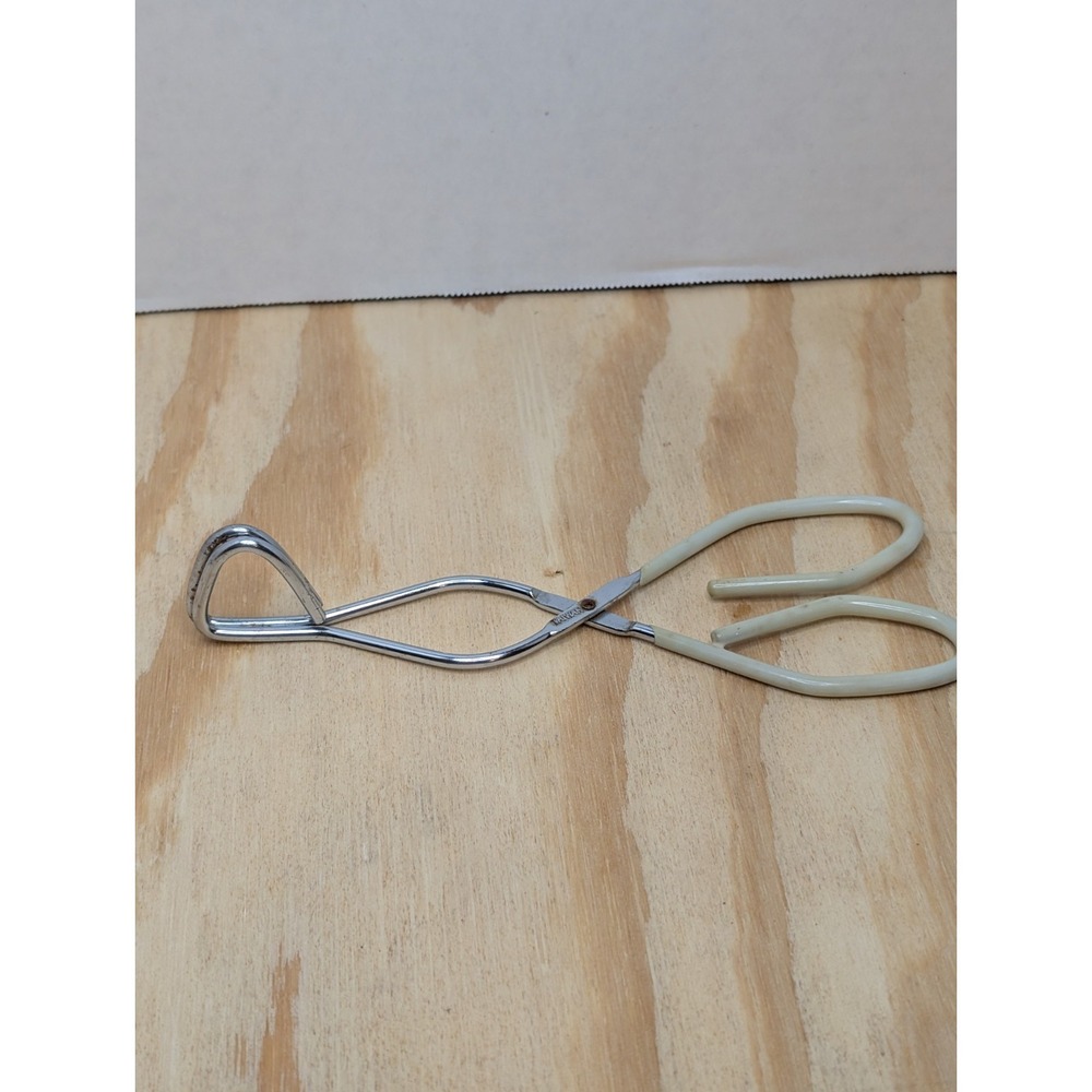 Vintage Jar Lifter Tongs‎ Taiwan Rubber Grip Canning Kitchen Tool Metal